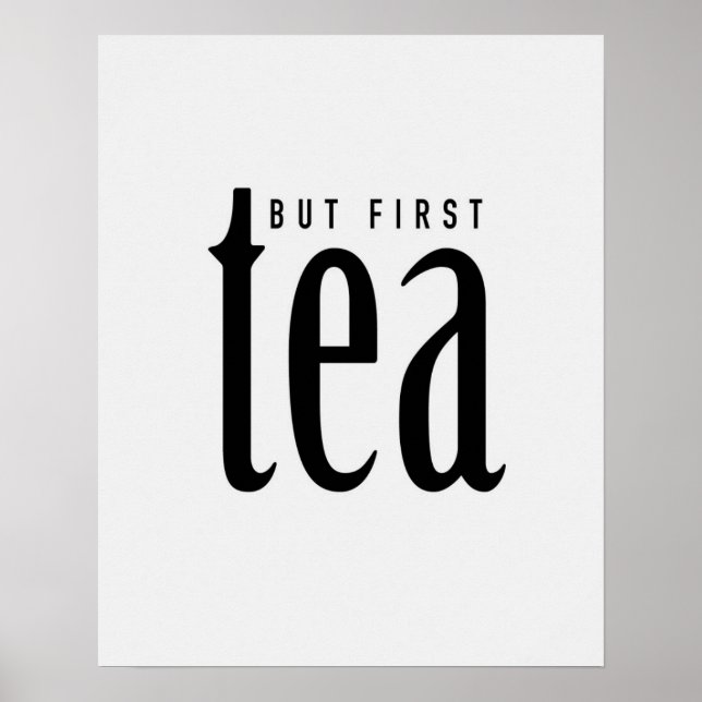 But first, tea poster (Vorne)