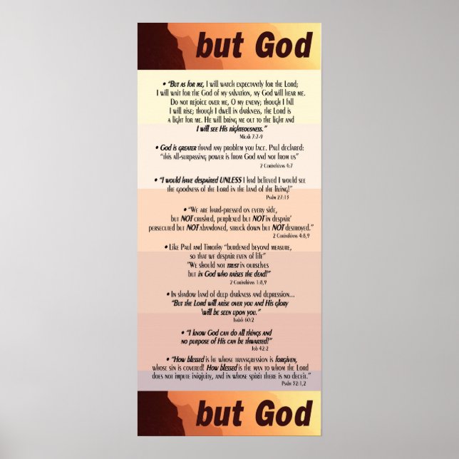 but God Poster Two (Vorne)