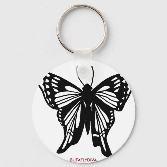 BUTAFLYDIVA Schlüsselanhänger (Vorderseite)