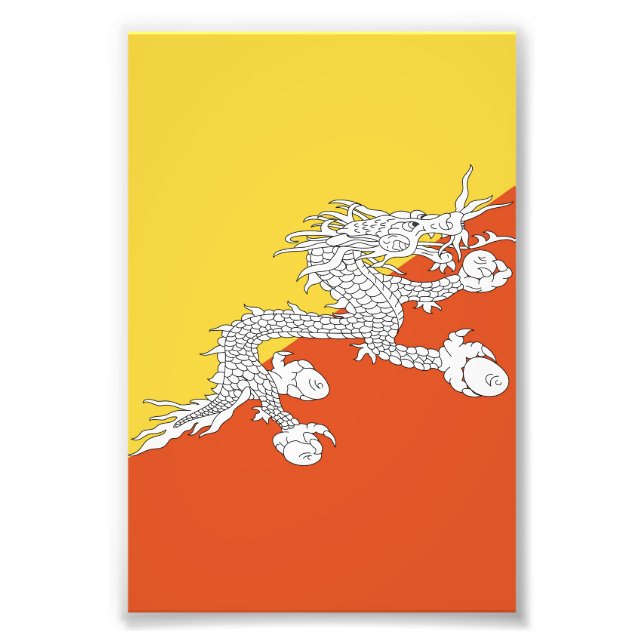 Butane-Flagge Fotodruck (Vorne)