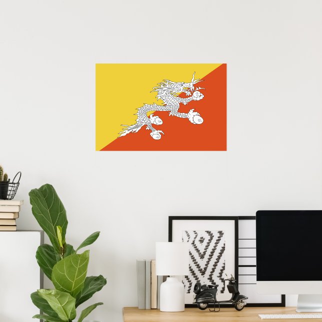 Butane-Flagge Poster (Heimbüro)