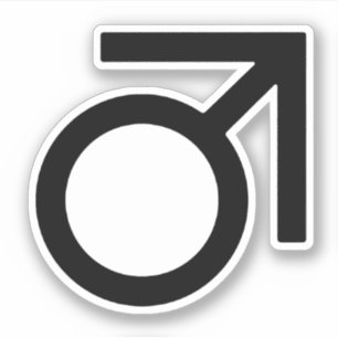 Butch-Geschlechtssymbol Aufkleber