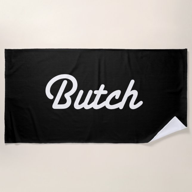 Butch Honeymoon Beach Handtuch (Vorderseite)
