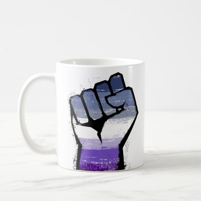 Butch-Lesben-Stolzfaust Kaffeetasse (Links)