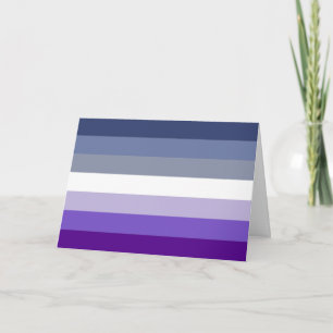 Butch-Lesben-Stolzflagge Feiertagskarte