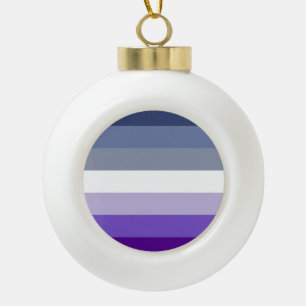 Butch-Lesben-Stolzflagge Keramik Kugel-Ornament