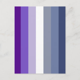 Butch-Lesben-Stolzflagge Postkarte