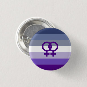 Butch Lesbian Liebe WLW Pride Button