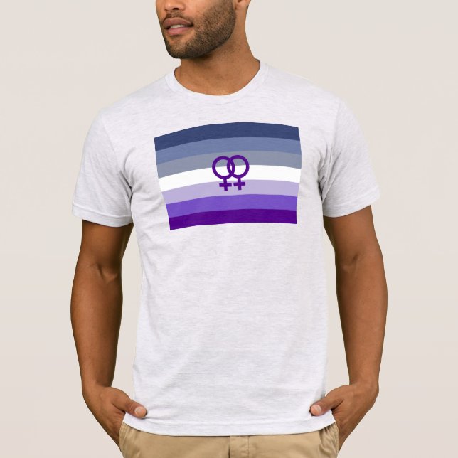 Butch Lesbian Liebe WLW Pride T-Shirt (Vorderseite)