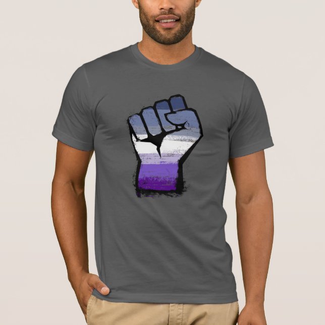 Butch Lesbian Pride Fist T-Shirt (Vorderseite)