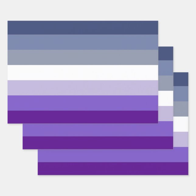 Butch Lesbian Pride Flag Geschenkpapier Set (Set)