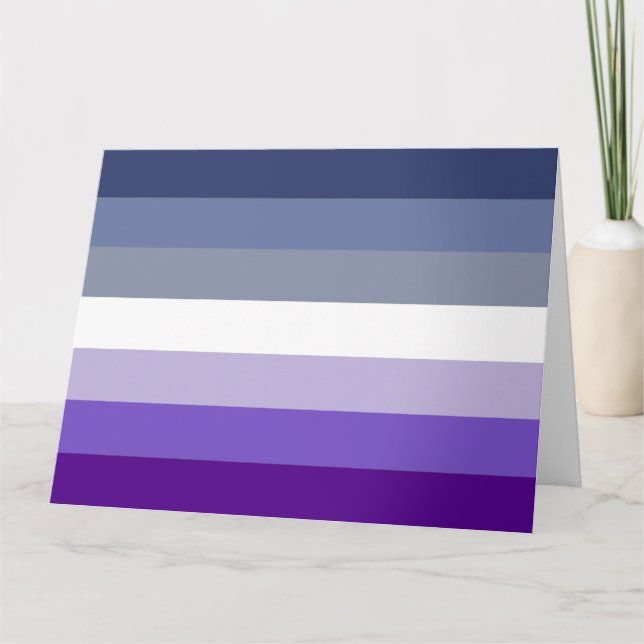 Butch Lesbian Pride Flag Karte (Vorderseite)