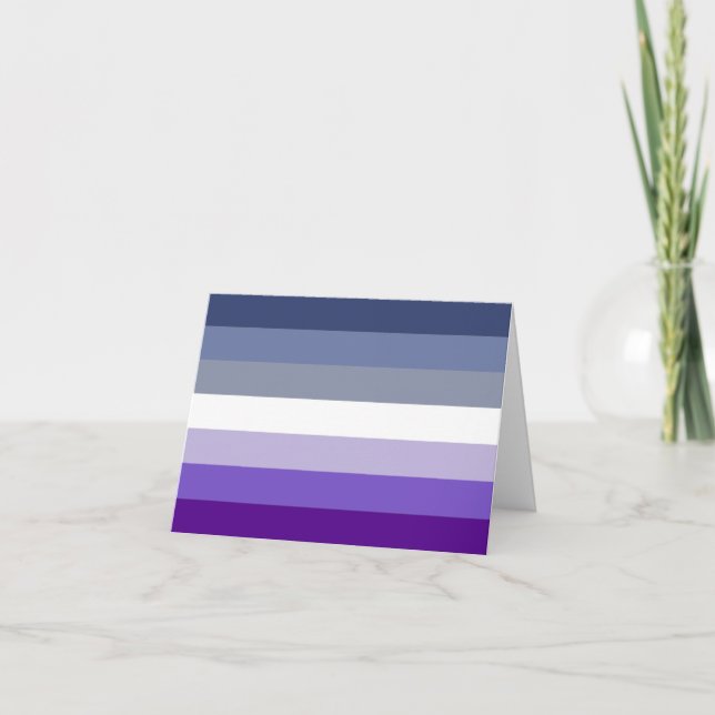 Butch Lesbian Pride Flag Karte (Vorderseite)