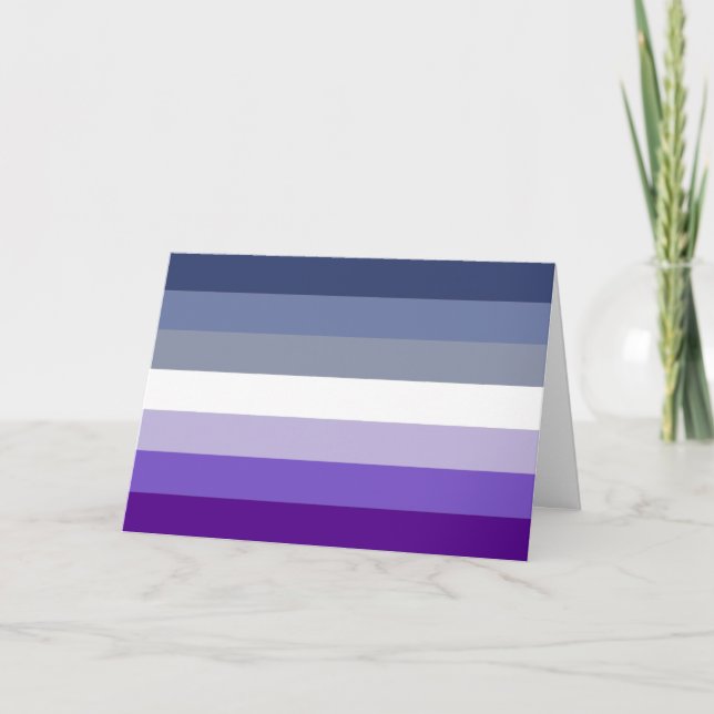 Butch Lesbian Pride Flag Karte (Vorderseite)