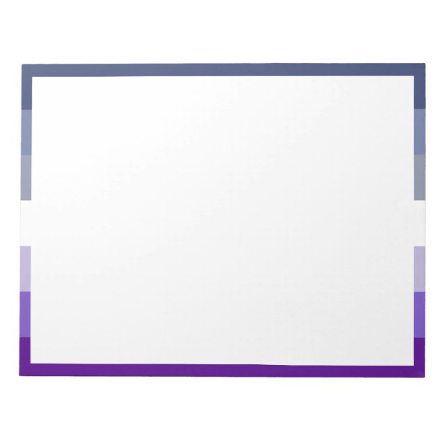 Butch Lesbian Pride Flag Notizblock (Vorderseite)