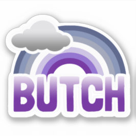 Butch Lesbian Pride Sticker