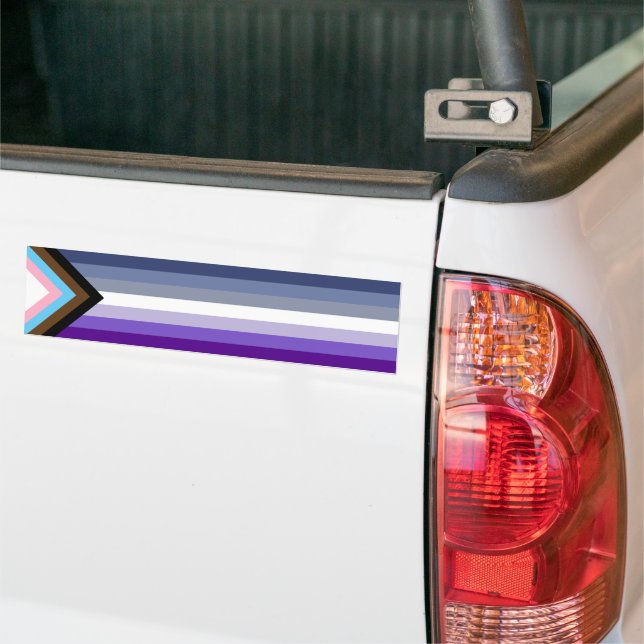 Butch Lesbian Progress Prix House Flag Autoaufkleber (Auf Lkw)