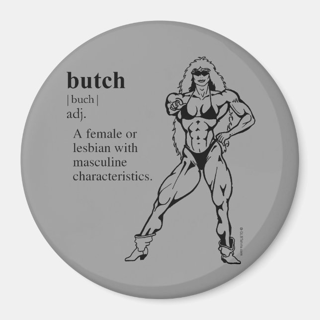 BUTCH (lesbisch) Magnet (Vorne)