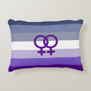 Butch-Lesbische Liebe WLW Pride Dekokissen