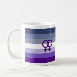 Butch-Lesbische Liebe WLW Pride Kaffeetasse