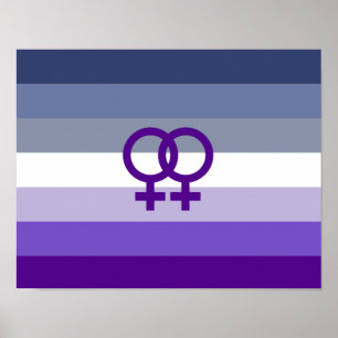 Butch-Lesbische Liebe WLW Pride Poster