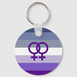 Butch-Lesbische Liebe WLW Pride Schlüsselanhänger
