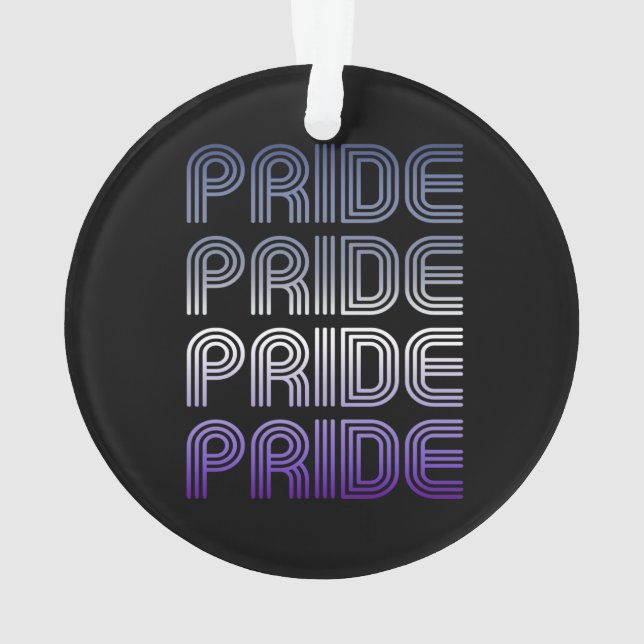Butch Retro Pride Ornament (Rückseite)