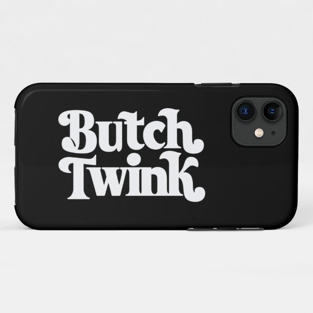Butch Twink LGBTQ Monat Case-Mate iPhone Hülle (Rückseite (Horizontal))