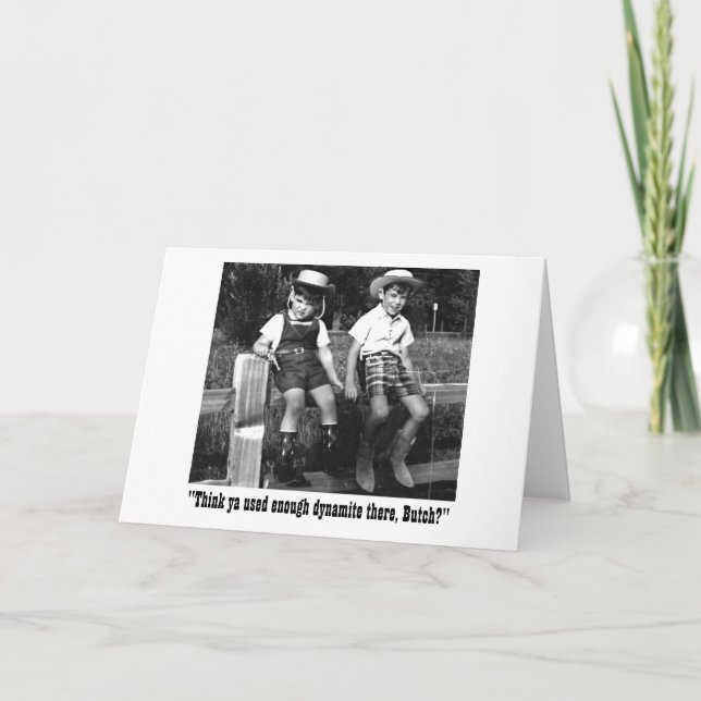 Butch und Sundance Karte (Vorderseite)