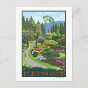 Butchart Gardens - Brentwood Bay Postkarte