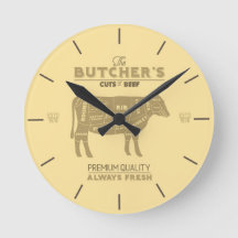 Butcher Shop Teile des Rinddiagramms
