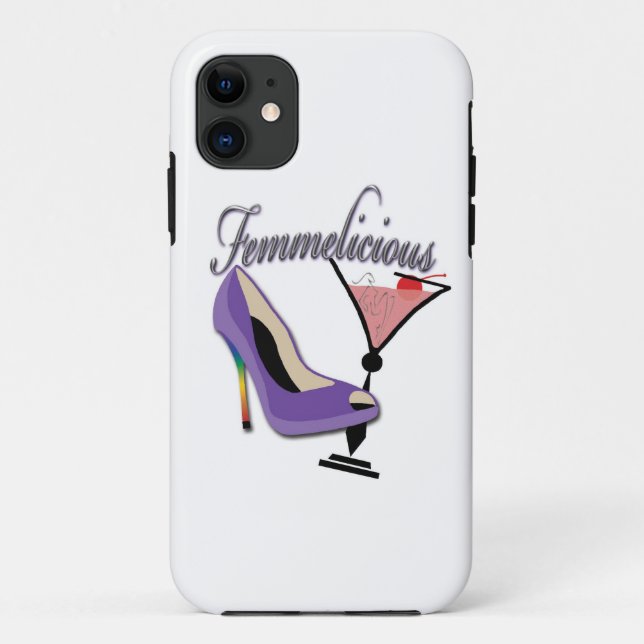 Butchlesque maskuliner Typ Femme Femmelicious Case-Mate iPhone Hülle (Rückseite)