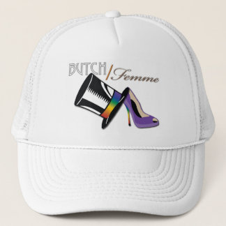 Butchlesque maskuliner Typ Femme Fernlastfahrerhut Truckerkappe