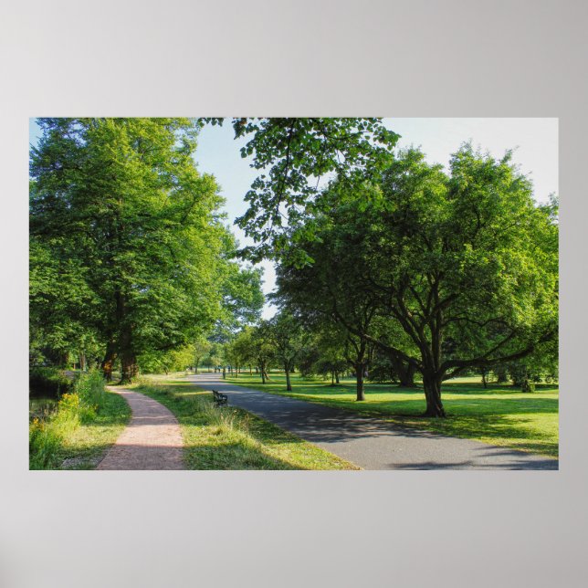 Bute Park, Cardiff, Wales. Poster (Vorne)