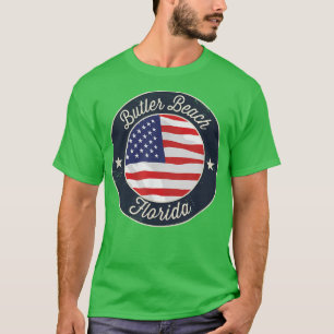 Butler Beach - T-shirt Souvenir Floride patriotiqu