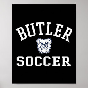 Butler Bulldogs wölben sich über Fußball - Butler Poster