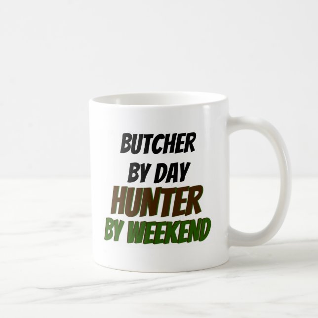 Butler by Day Hunter by Weekend Kaffeetasse (Rechts)
