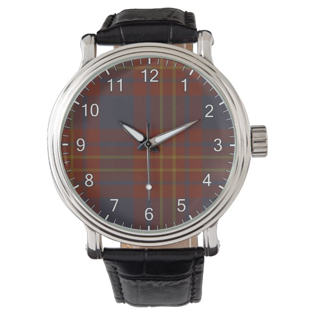 Butler Clan Tartan Armbanduhr (Vorderseite)