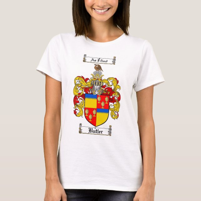 BUTLER-FAMILIENWAPPEN - BUTLER-WAPPEN T-Shirt (Vorderseite)