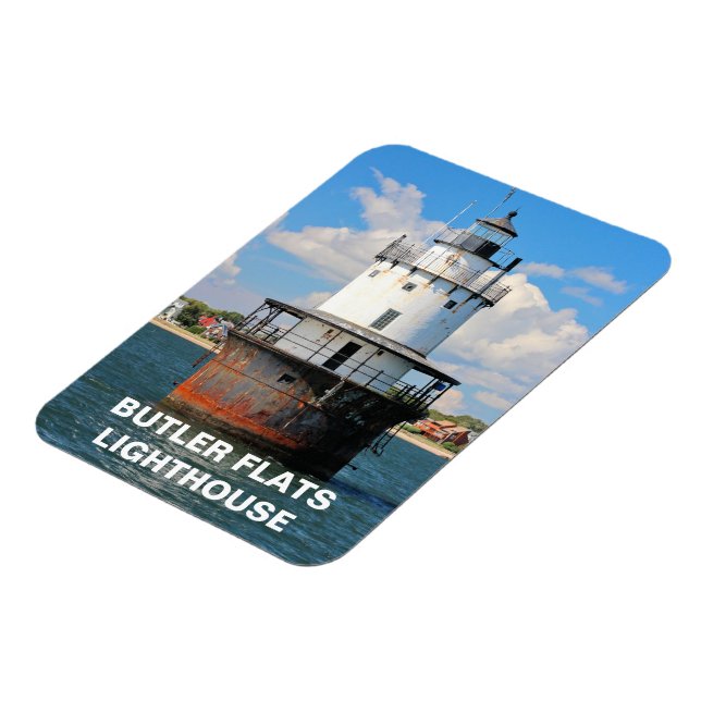 Butler Flats Lighthouse Massachusetts Flexi Magnet (Linke Seite)