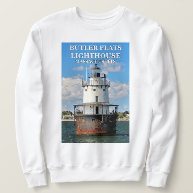 Butler Flats Lighthouse, Massachusetts Sweatshirt (Design vorne)