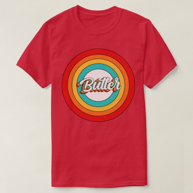 Butler Name Shirt Vintag Butler Circle (Design vorne)