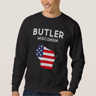 Butler Wisconsin USA Staat America Travel Wisconsi Sweatshirt