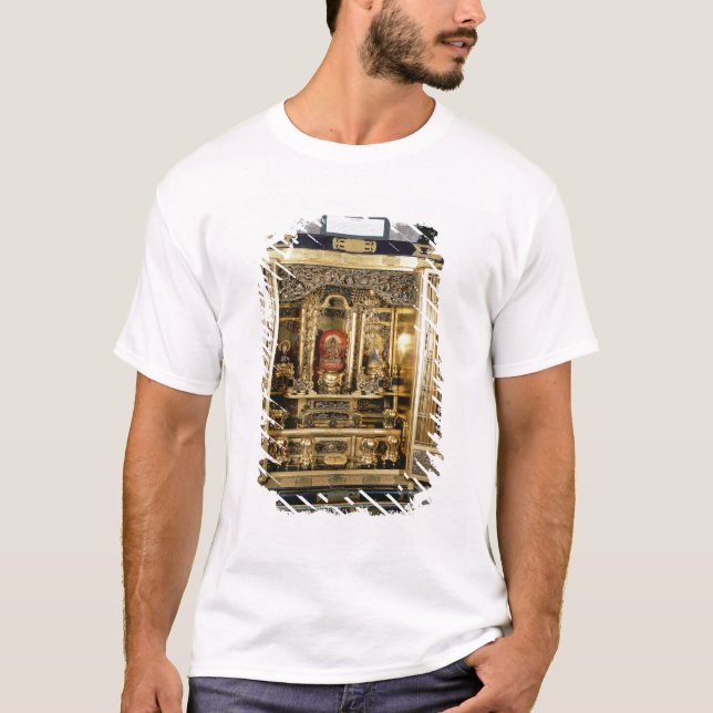 Butsudan Schrein von eines Damios Palast in Kyoto T-Shirt (Vorderseite)