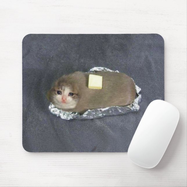 Butta Cat Mouse Pad Mousepad (Mit Mouse)