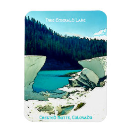 Butte Crested, Vintager Colorado-Stil Magnet