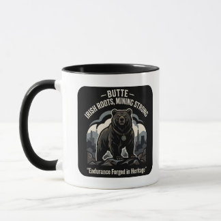 Butte Irische Wurzeln Bergbau Starker Bär Tasse