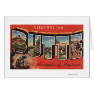 Butte, lettre ScenesButte, la TA 2 de MontanaLarge