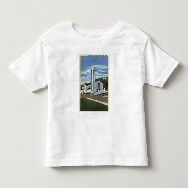 Butte, Montana - Empfängnis-Kirche Kleinkind T-shirt (Vorderseite)