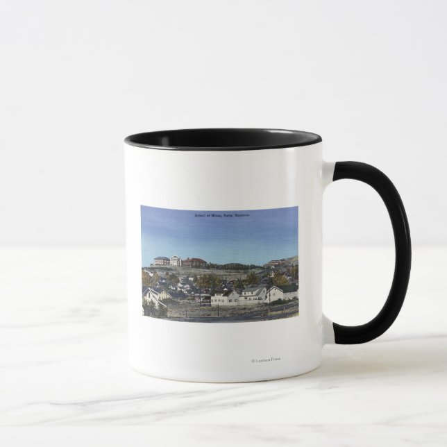 Butte, Montana - Minenschule Sicht auf Tasse (Rechts)